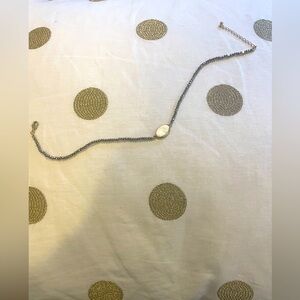 Sweet gray beaded necklace in original box.